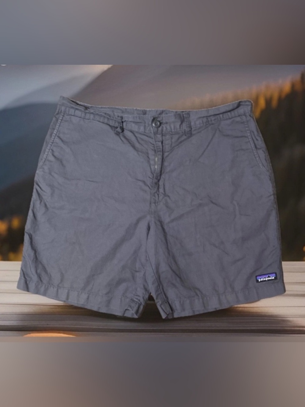 Patagonia Lightweight All-Wear Hemp Cotton Shorts 57805  Forge Grey 36 8" inseam
